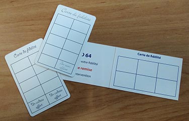 Carte de fidélité IDF Print